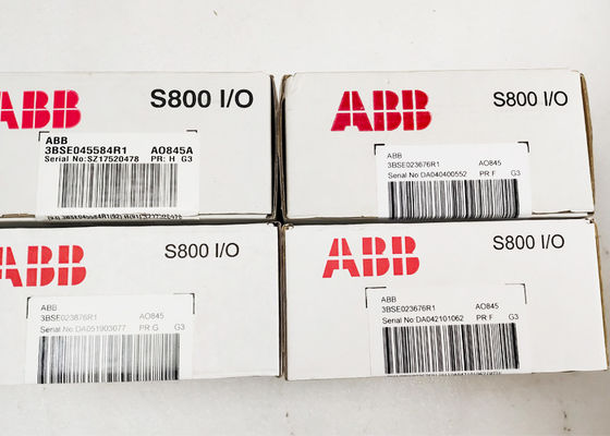 AO845 3BSE023676R1 S800αναλογική μονάδα εισόδου-έξόδου Plc μονάδα S/R HART 8Ch