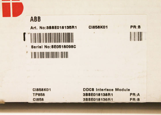 Αναλογικό Ι Ο διεπαφών CI858K01 3BSE018135R1 DriveBus υλικό ενότητας επικοινωνίας