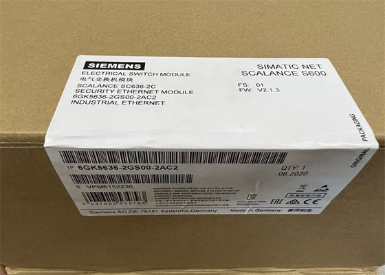 Siemens 6GK5646-2GS00-2AC2 ψηφιακή παραγωγής συσκευή ασφάλειας ενότητας SCALANCE SC646-2C βιομηχανική