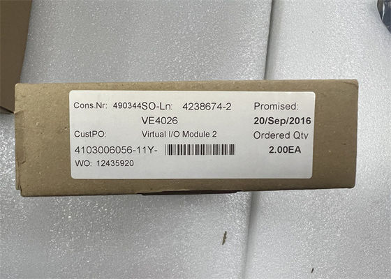 Εικονική ψηφιακή Ι Ο VE4026 DeltaV ενότητα 2 KJ2006X1-BM1 12P7032X012 μ-σειρών