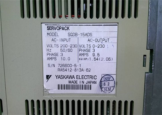 Sgdb-15ADS σερβο ενισχυτής 200V εναλλασσόμενου ρεύματος - 230V 9.5A Servopack εισάγουν 10 AMPS