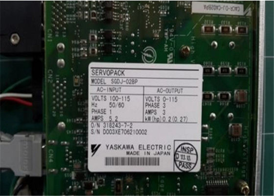 Σερβο πακέτο Yaskawa 0.2kw 50HZ 60HZ Drive sgdj-02BP Ndustrial σερβο