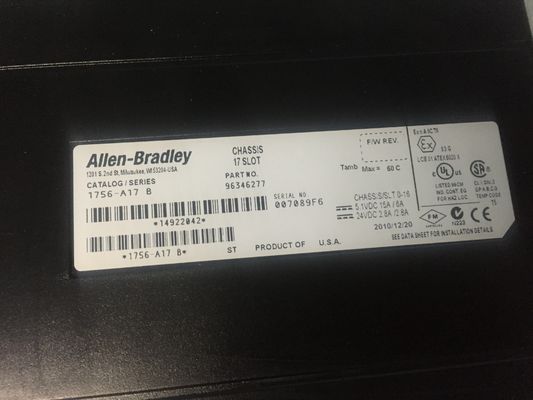 Άλλεν-Bradley 2,8 A/2.8 μια ενότητα 1756-A17 πλαισίων σειράς ControlLogix