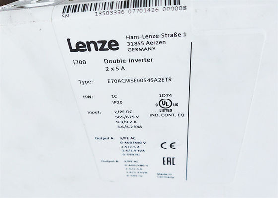 Lenze E70ACMSE0054SA2ETR ΕΝΣΩΜΑΤΩΜΈΝΗ ΤΕΧΝΙΚΉ ΑΝΑΣΤΡΟΦΈΩΝ ΑΝΑΣΤΡΟΦΈΩΝ I700 ΔΙΠΛΉ