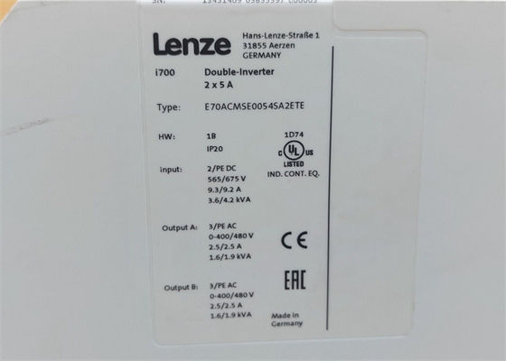Σερβο-ΑΝΑΣΤΡΟΦΈΑΣ I700 Lenze E70ACMSE0054SA2ETE ΜΈΧΡΙ το ΠΙΘΑΝΌ ΜΟΝΤΆΡΙΣΜΑ ΕΓΚΑΤΆΣΤΑΣΗΣ του 2000 Hz