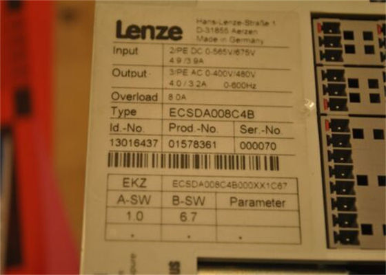 Lenze ECSDA008C4B ΣΕΡΒΟ ΆΞΟΝΑ ECS-ΕΦΑΡΜΟΓΉ ΣΥΣΤΗΜΆΤΩΝ ΕΝΌΤΗΤΑΣ ECS-ΣΕΡΒΟ