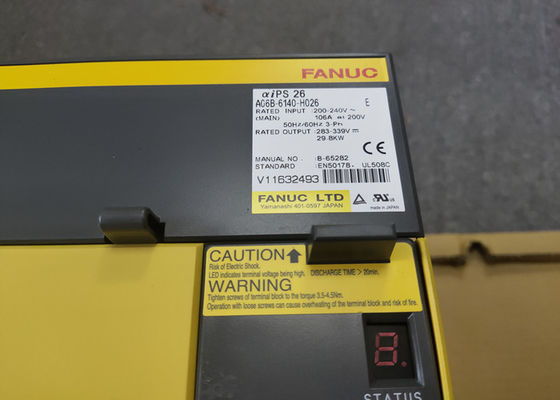 Fanuc LTD σερβο ενισχυτής A06B-6140-H026 AiPS 26 οδηγός 29.8kw δύναμης εναλλασσόμενου ρεύματος μηχανών
