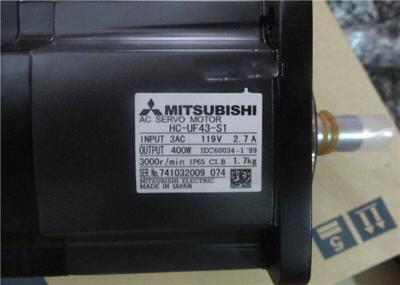 Της Mitsubishi 400W σερβο μηχανή 3000rpm εναλλασσόμενου ρεύματος μηχανών hc-uf43-s1 βιομηχανική ΝΈΑ στο απόθεμα
