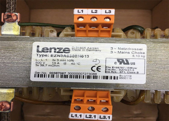Μεταβλητό ΦΊΛΤΡΟ ΚΕΝΤΡΙΚΏΝ ΑΓΩΓΏΝ Lenze EZN3A0300H013 αναστροφέων συχνότητας ΓΙΑ το ΣΕΡΒΟ DRIVE 3X3MH +/-10% 5.5KW