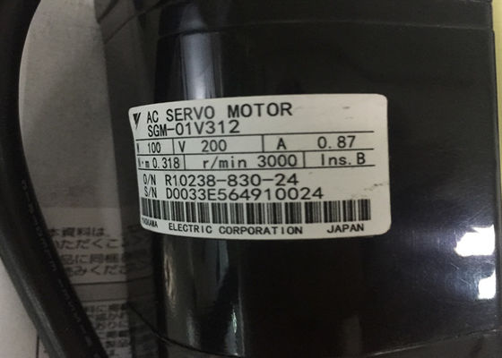 SGM-01A314S τάση 0.87A 0.318N.m σερβο μηχανών 200V επαγωγής εναλλασσόμενου ρεύματος   3000RPM
