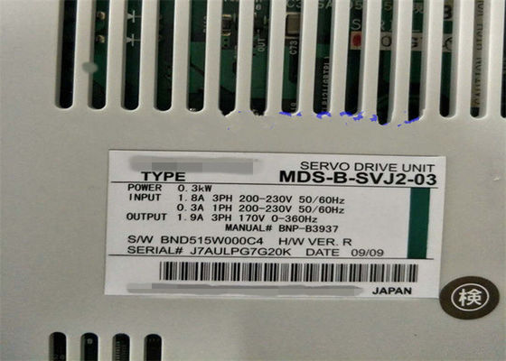 Βιομηχανική σερβο σειρά MITSUBISHI MD-β-svj2-03 MD Drive DC270-311V 28A χρησιμοποιημένος όρος