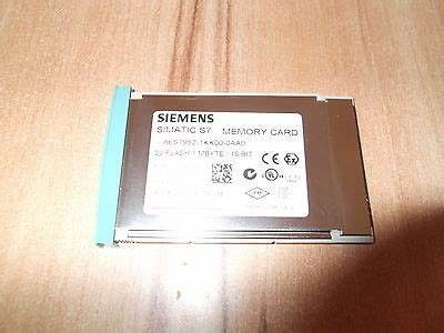 6ES7952-1KS00-0AA0 κάρτα μνήμης Siemens για S7-400, μακροχρόνιο σχέδιο, λάμψη EPROM, 16 M-byte 5V