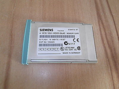 6ES7952-1KS00-0AA0 κάρτα μνήμης Siemens για S7-400, μακροχρόνιο σχέδιο, λάμψη EPROM, 16 M-byte 5V