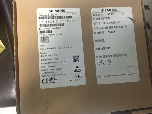 6SL3210-1KE13-2UP1 Siemens SINAMICS εκτιμημένο G120C powerc 11KW   με την υπερφόρτωση 150%