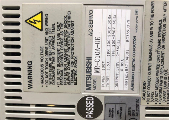Της Mitsubishi βιομηχανικός ενισχυτής 100W, 200-230V, νέος αρχικός Drive κ.-c10a-UE εναλλασσόμενου ρεύματος σερβο 0.85A