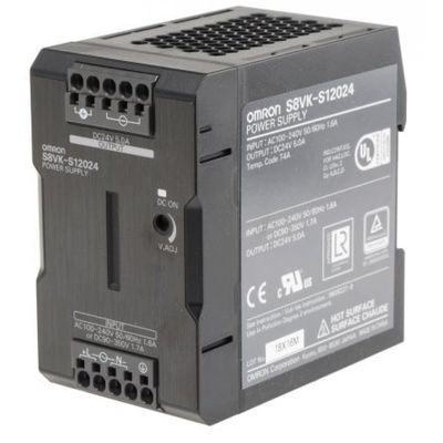 ΤΡΌΠΟΣ 120 WATT 24 ΔΙΑΚΟΠΤΏΝ OMRON S8VK-S12024 VDC 5 AMP 100-240 VAC ΏΘΗΣΗ ΜΈΣΑ
