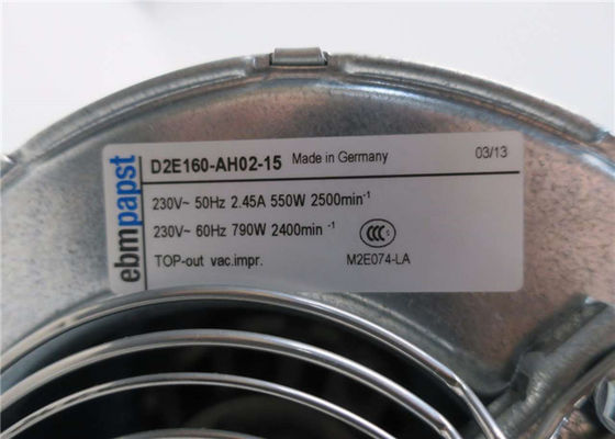 EBMPAPST φυγοκεντρικός ανεμιστήρας D2E160-AH02-15 για τον ανεμιστήρα Industrail αναστροφέων ABB VFD ACS800