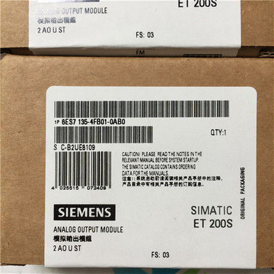 Siemens 6ES7134-4FB01-0AB0 2 το ΤΥΠΟΠΟΙΗΜΈΝΟ U 15 AI ΚΚ WIDTH 12 BIT+SIGN