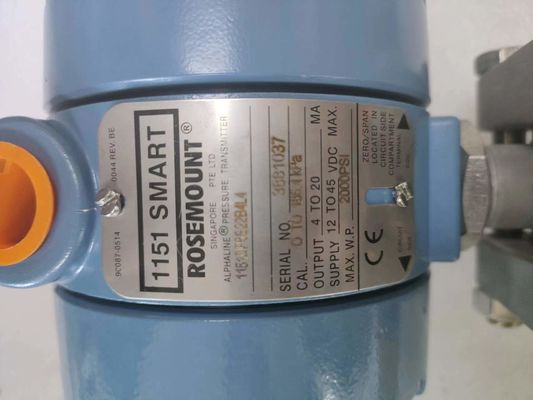 Rosemount 9295 2 έως 6 -20 έως 850 στο 1$Ο μετρητή ροής διαδικασίας χάλυβα άνθρακα °F 316 με την πολλαπλή 3051SMV 305