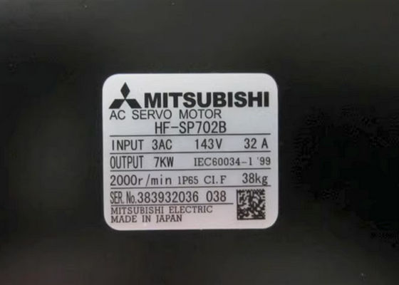 HF-SP702B βιομηχανική σειρά 7kW 2000RPM της Mitsubishi HF σερβο μηχανών εναλλασσόμενου ρεύματος