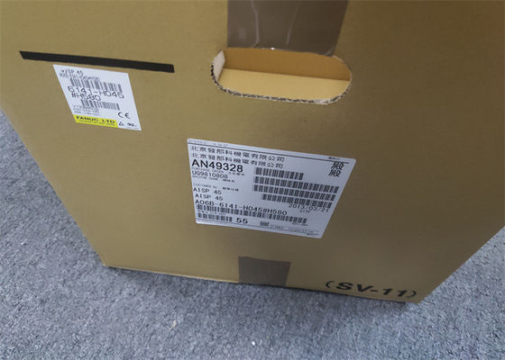 56kw Fanuc εναλλασσόμενου ρεύματος σερβο ενισχυτής δύναμης οδηγών A06B-6141-H045#H580 AiSP45 σερβο