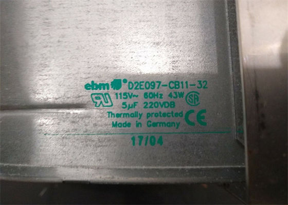 Φυγοκεντρικό ΣΕΝΤ 144X140MM ανεμιστήρων BLWR σειράς D2E097-CB11-32 ebm-PAPST D2E097