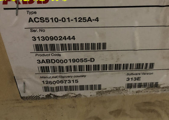 Drive acs510-01-125a-4 55KW 380V 3 αναστροφέων εναλλασσόμενου ρεύματος ABB μετατροπέας συχνότητας χαμηλής τάσης φάσης