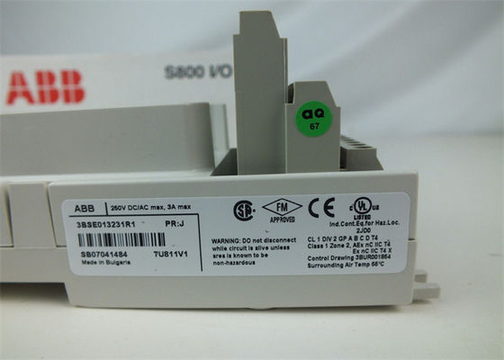 Νέα 3BSE013231R1 S800 I/O TU811V1 συμπαγής μονάδα λήξης ενότητας ABB, MTU, 250V