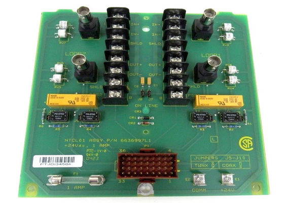 Κάρτα PCB πινάκων 6636997L1 Bailey συνδέσεων επικοινωνίας INFI NTCL01