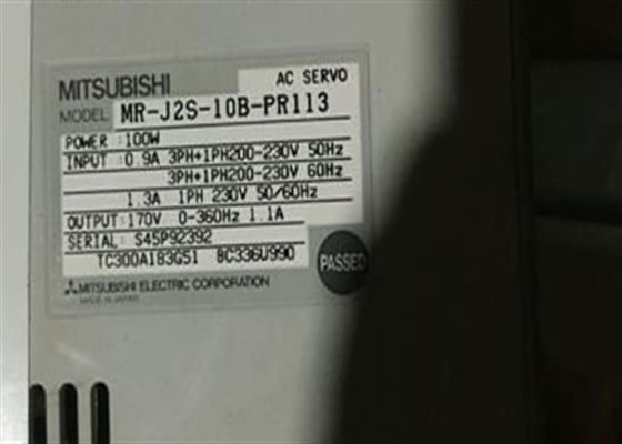 Κ.-j2s-10b-PR113 σερβο ενισχυτής MELSERVO κ.-J2S εναλλασσόμενου ρεύματος της Mitsubishi
