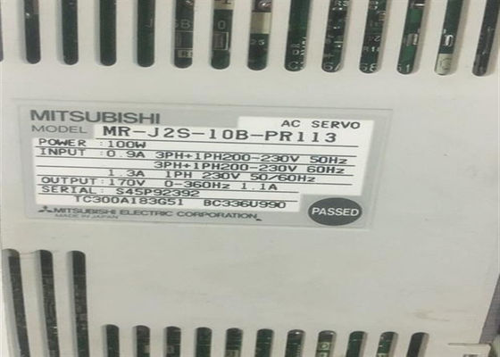 Κ.-j2s-10b-PR113 σερβο ενισχυτής MELSERVO κ.-J2S εναλλασσόμενου ρεύματος της Mitsubishi