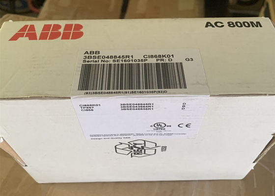 I/O ενότητα λογικής CEX-λεωφορείων ενότητας CI868K01 3BSE048845R1 ελεγκτών ABB AC800M ΝΈΑ