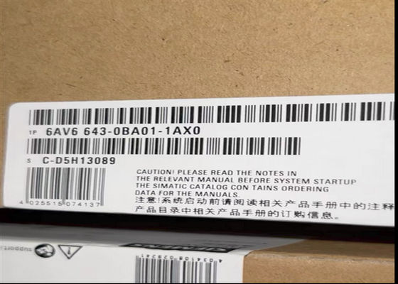Επιτροπή 6 χειριστών οθόνης αφής Siemens 6AV6 643-0BA01-1AX0 HMI χρώμα