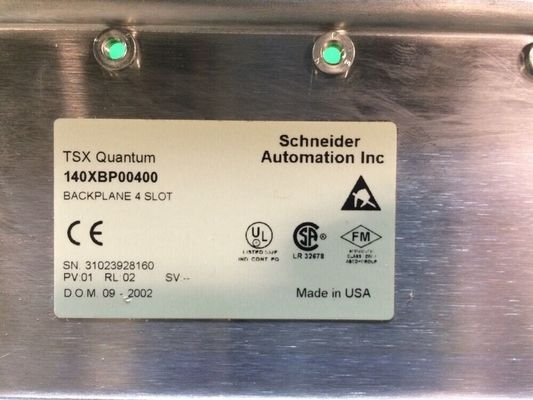 140XBP00400 Σνάιντερ 4 Backplane αυλακώσεων κβαντική βίδα Modicon για τις I/O ενότητες