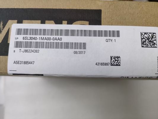 Το συνεχές ρεύμα 490 μια ενότητα 3 Siemens 6SL3352-1AE36-1BA1 510-750 Β μηχανών φάσεις χρωμάτισε τις ενότητες