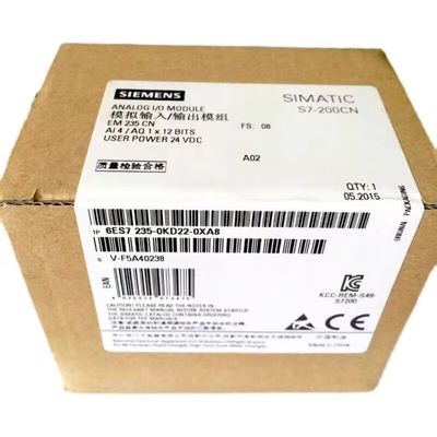 SIEMENS 6ES7235-0KD22-0XA8 I/O συνεχές ρεύμα AI 10 VDC +/-10 Β ΕΝΌΤΗΤΑΣ ΑΝΑΛΟΓΙΚΌ 4 12 μπιτ