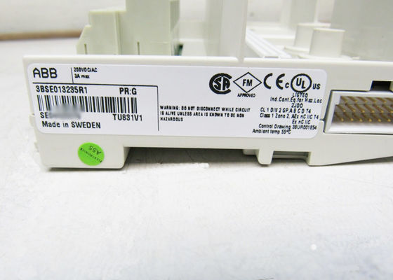 I/O ενότητα τερματικών S800 σημάτων 3BSE013235R1 εκτεταμένη TU831V1 MTU 250V