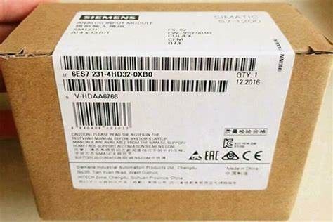 ΑΝΑΛΟΓΙΚΉ ΕΙΣΑΓΩΓΉ SM 1231 ΕΝΌΤΗΤΑΣ SIMATIC S7-1200 ΛΟΓΙΚΉΣ SIEMENS 6ES7231-4HD32-0XB0