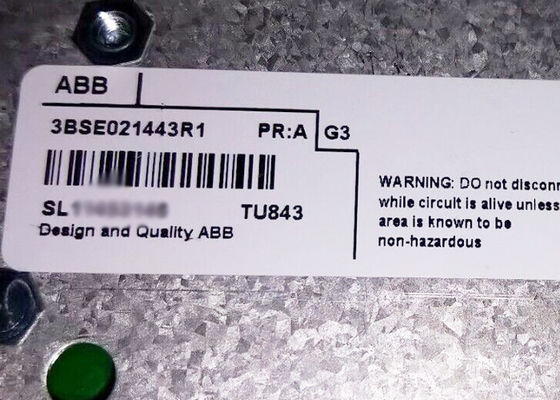 TU843 εκτεταμένη MTU τελικών φραγμών 3BSE021443R1 μονάδα 50V 800xA ενότητας