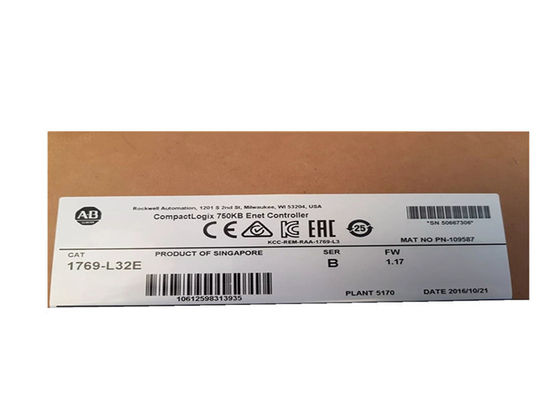 Ενότητα ελεγκτών ΑΛΛΕΝ BRADLEY 1769-L32E CompactLogix 750KB Enet