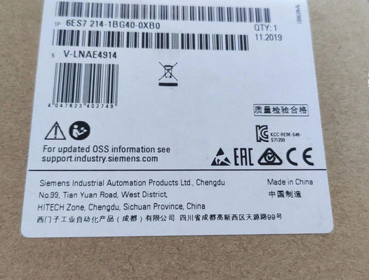 Συμπαγείς ΚΜΕ AC/DC/relay 2 PROFINET λιμένες SIEMNES 6ES7215-1BG40-0XB0 S7-1200 ΚΜΕ 1215C