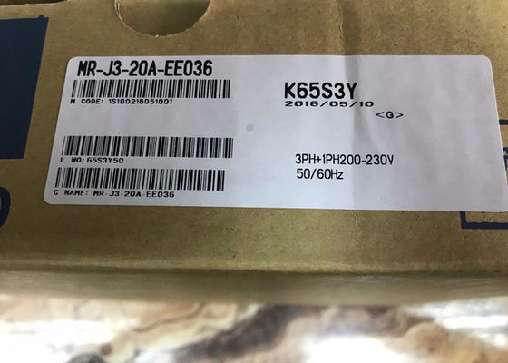 Της MITSUBISHI βιομηχανικό DRIVE 200W 170V 0-360Hz 1.5A ενισχυτών κ.-j3-20a-EE036 εναλλασσόμενου ρεύματος σερβο
