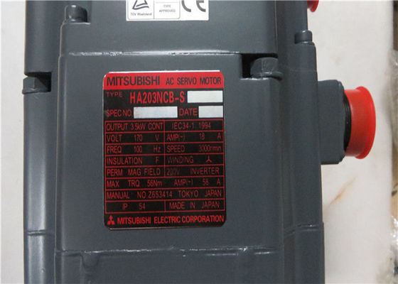 Βιομηχανική σερβο μηχανή ha203ncb-s 170V 3000r/min της Mitsubishi 3.5KW ΝΈΑ στο απόθεμα