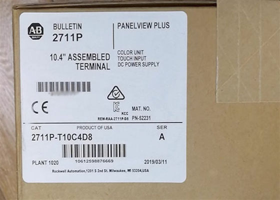 Οθόνη αφής 2711P-T10C4D8 Άλλεν-Bradley HMI 640 X 480 γραφική παράσταση χρώματος 18 μπιτ