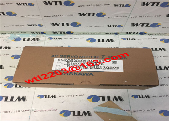 Βιομηχανική σερβο μηχανή sgmav-04ADA61 400W 200V εναλλασσόμενου ρεύματος Yaskawa ολοκαίνουργια