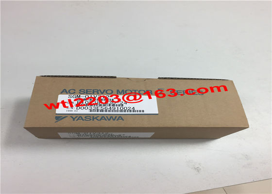 Βιομηχανική σερβο μηχανή SGM-01V312 100W 200V εναλλασσόμενου ρεύματος Yaskawa ολοκαίνουργια