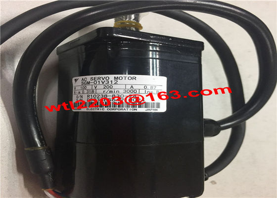 Βιομηχανική σερβο μηχανή SGM-01V312 100W 200V εναλλασσόμενου ρεύματος Yaskawa ολοκαίνουργια