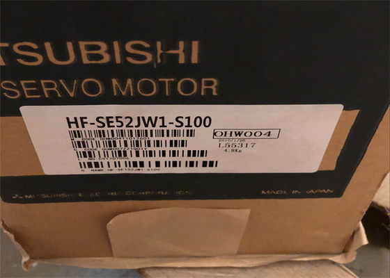 Σερβο μηχανή HF-se52jw1-S100 εναλλασσόμενου ρεύματος δύναμης 0.5KW αδράνειας της MITSUBISHI μέση ΝΈΑ στο απόθεμα
