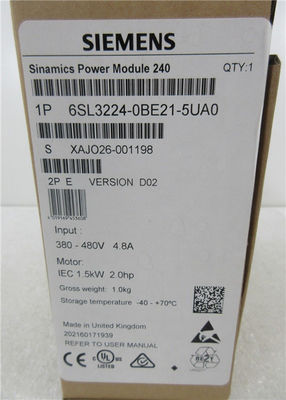 ΑΝΑΣΤΡΟΦΈΑΣ 3AC 380-480V 1.5KW SIEMENS SINAMICS 6SL3224-0BE21-5UA0 G120