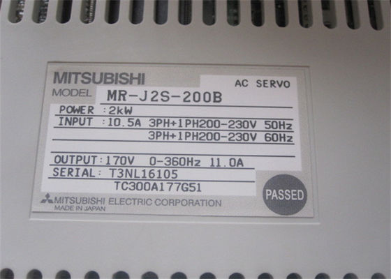 2kW Mitsubishi Melservo MR-J2 Σειρά Βιομηχανικός ενισχυτής MR-J2S-200B